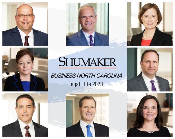Eight Shumaker Lawyers Named to Business North Carolina’s Legal Elite