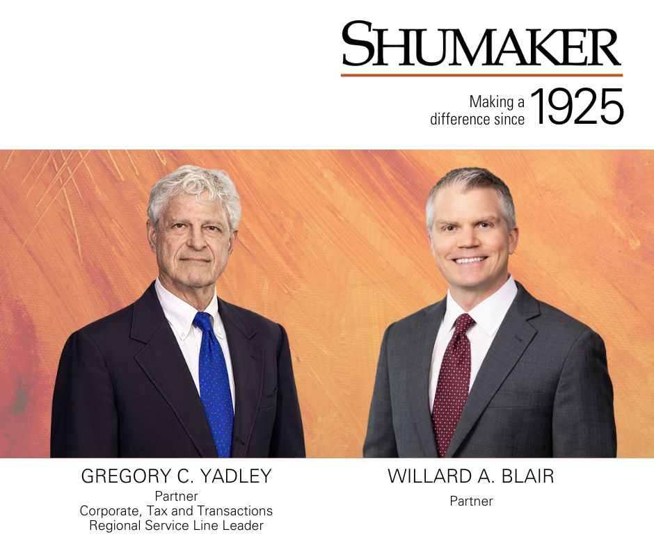 Shumaker Partners Active in the 40th Annual Federal Securities Institute; Greg Yadley Served as Chair and Will Blair a Panelist