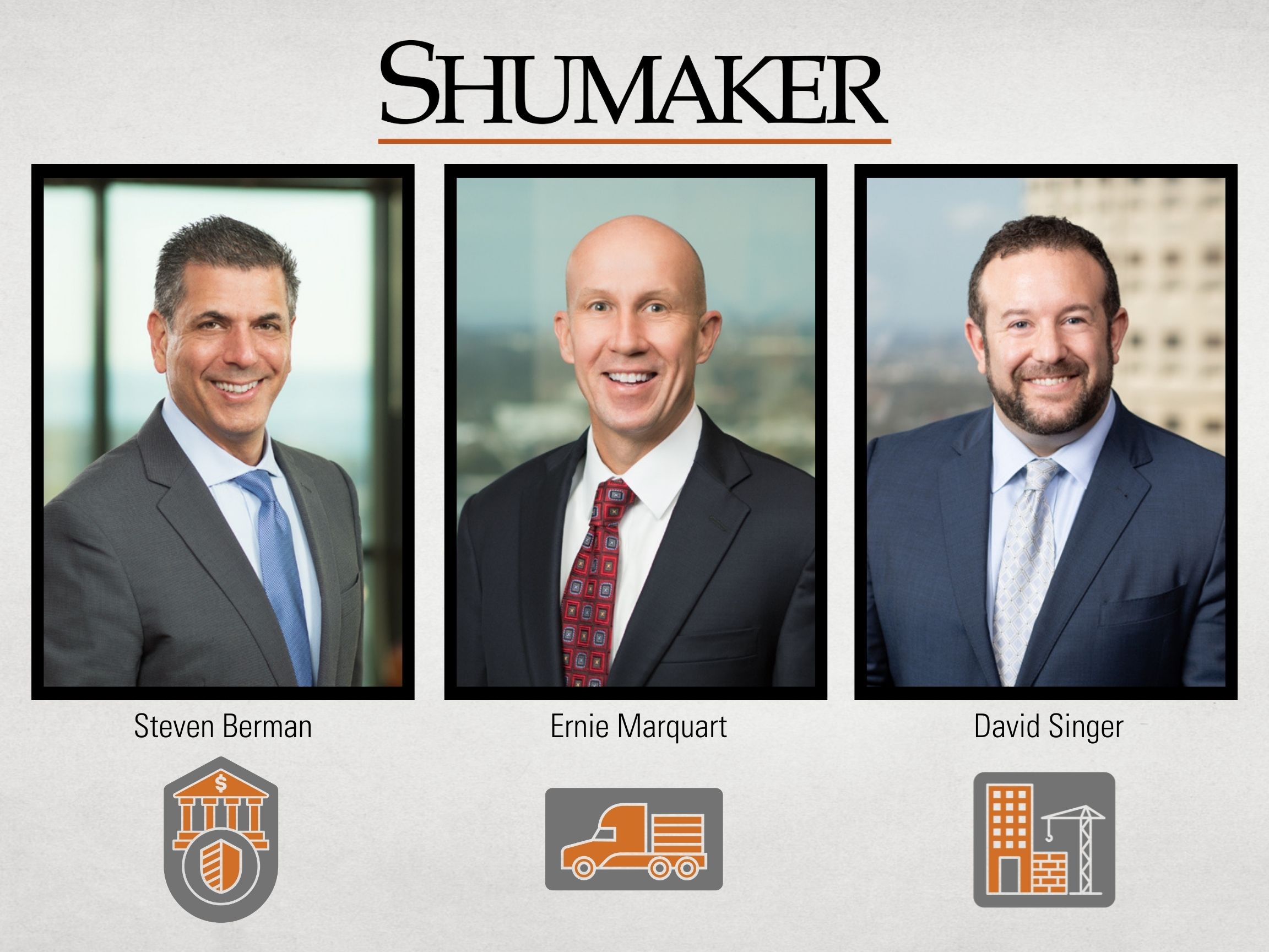 Shumaker Names Three Tampa Attorneys to Lead Fast-Growing Real Estate, Transportation, and Finance Business Sectors