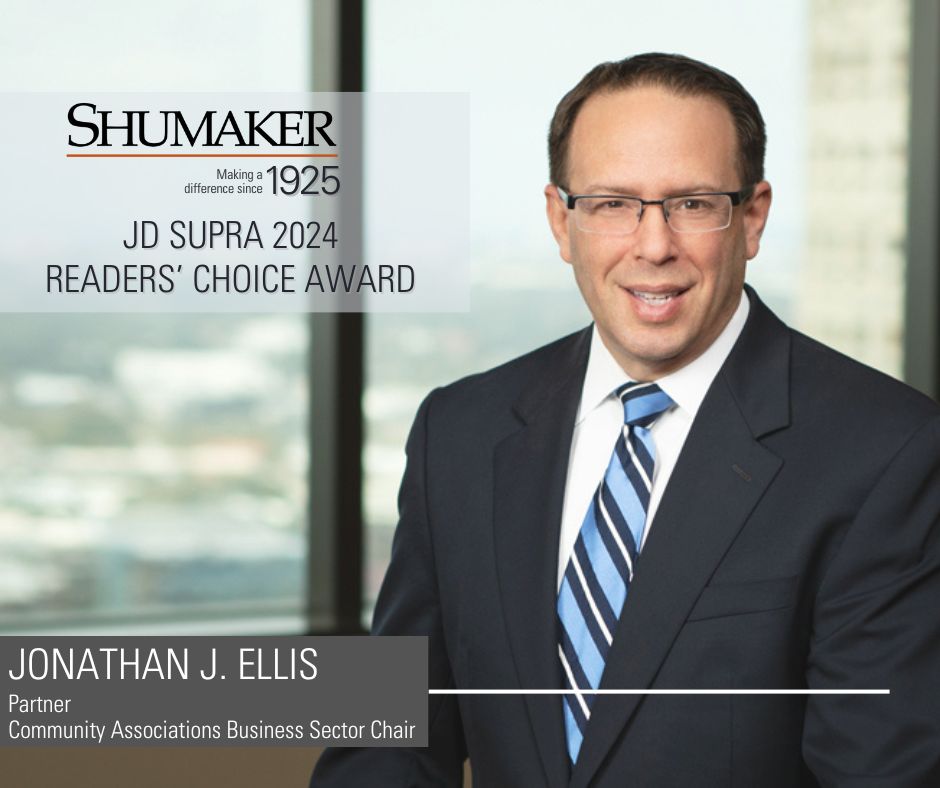 Jonathan J. Ellis Earns JD Supra 2024 Readers’ Choice Award