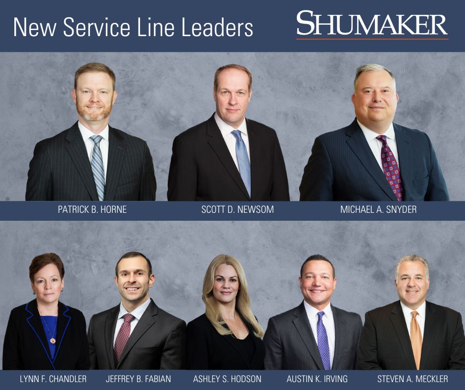 Shumaker Announces the Appointment of New Service Line Leaders