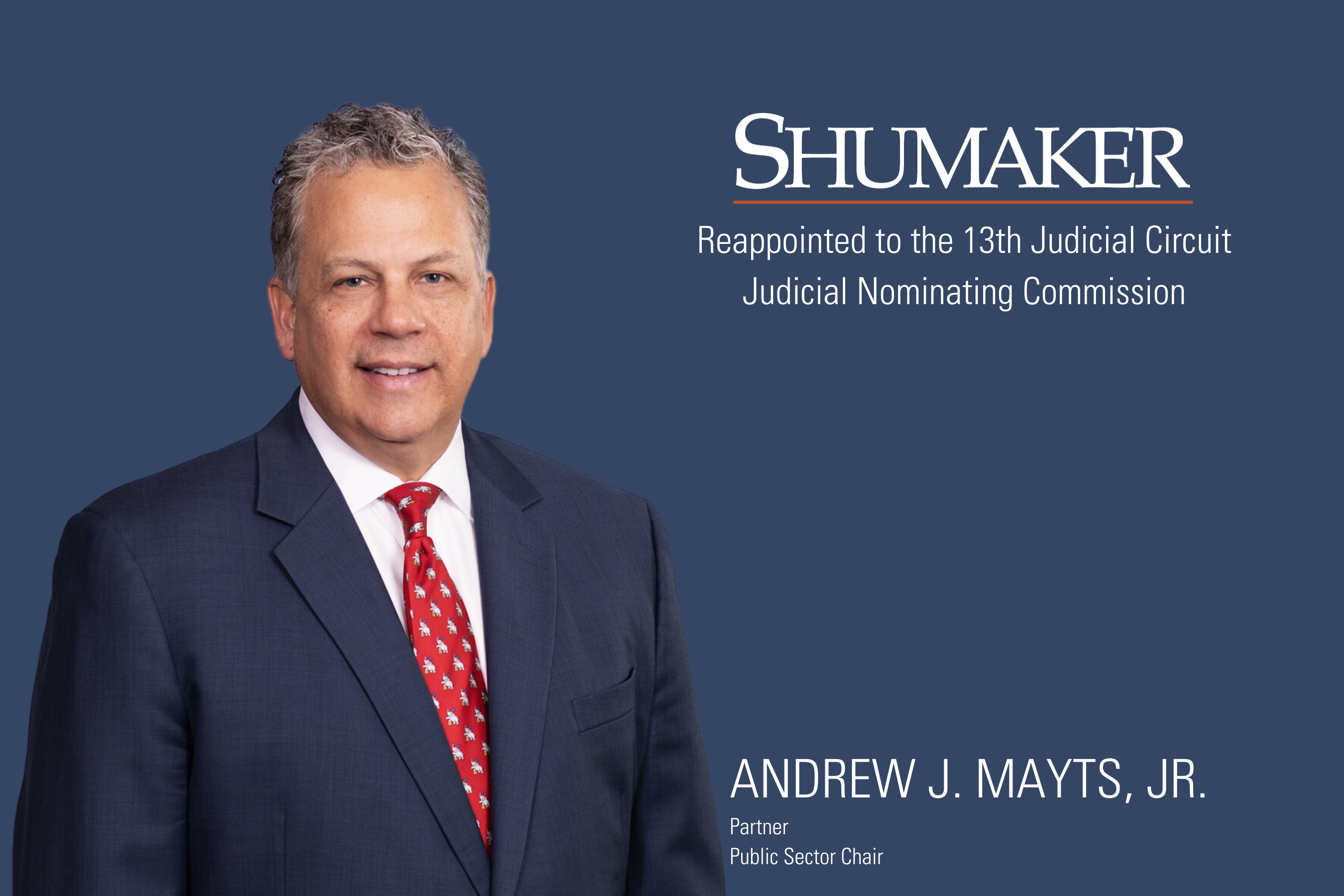 Governor Ron DeSantis Reappoints Andrew J. Mayts, Jr. to the 13th Judicial Circuit Judicial Nominating Commission