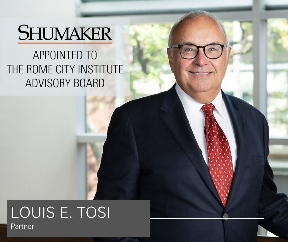 Louis E. Tosi Appointed to the Rome City Institute Advisory Board