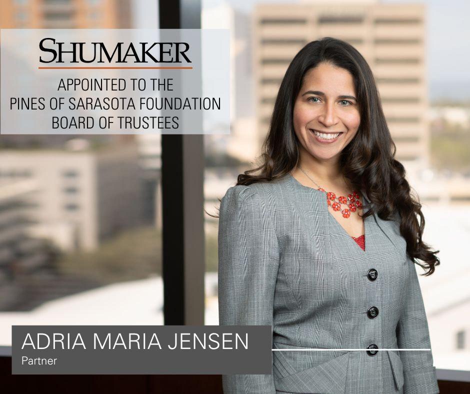 Adria Jensen Appointed to the Pines of Sarasota Foundation Board of Trustees