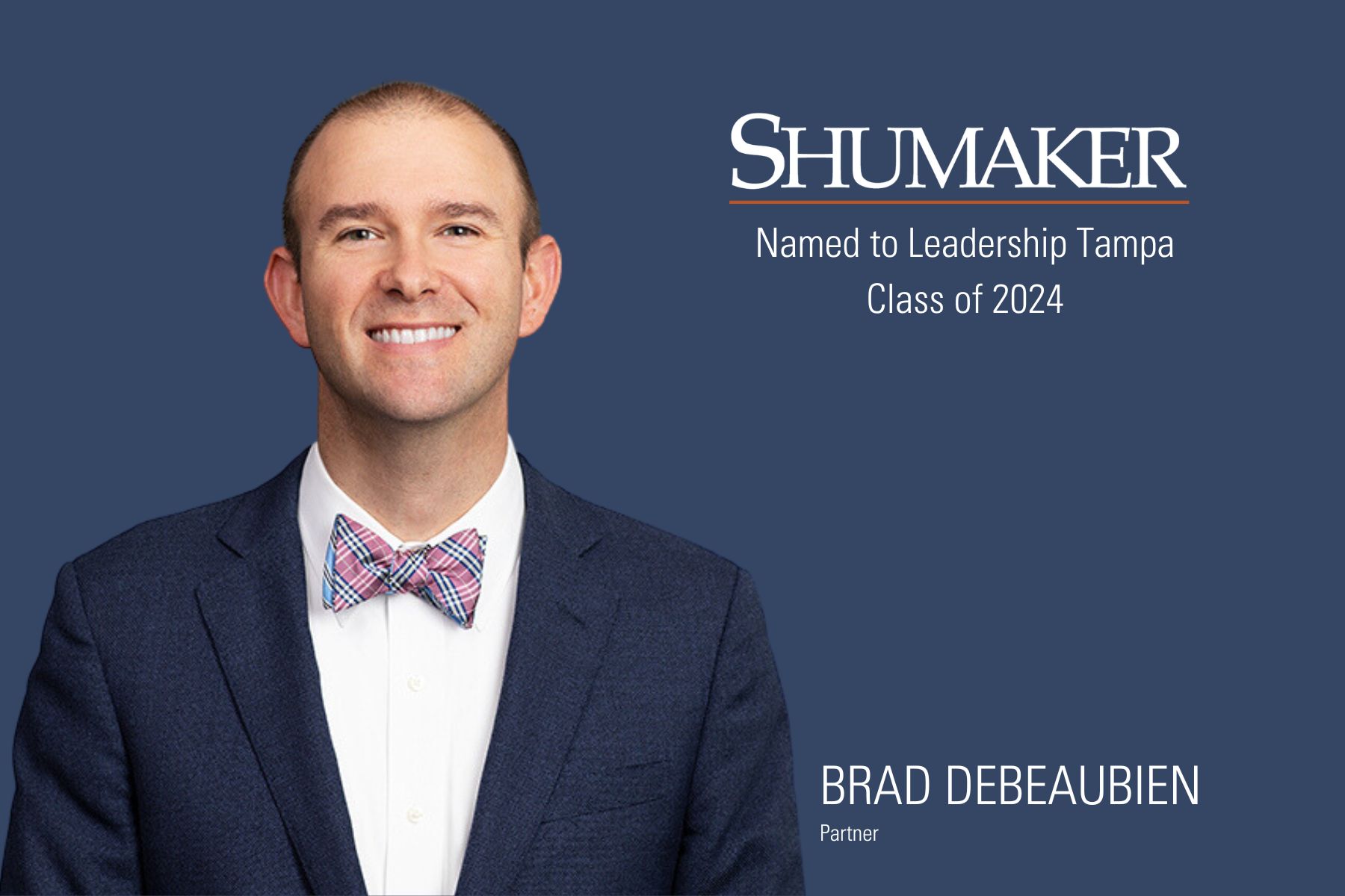 Brad deBeaubien Named to Leadership Tampa Class of 2024