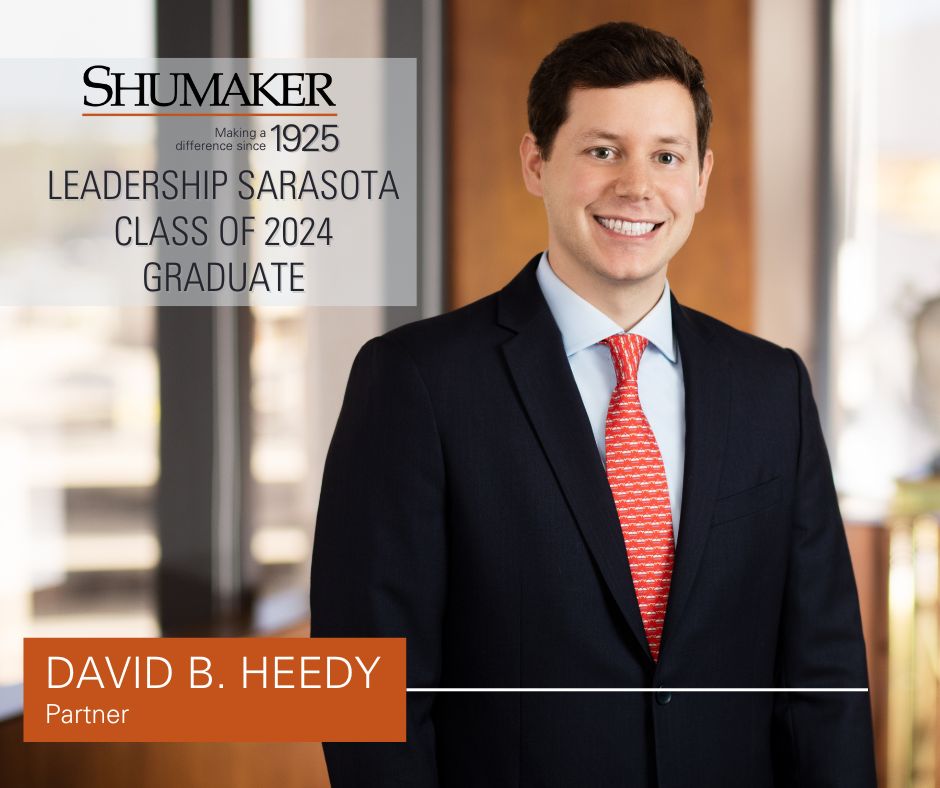 David B. Heedy Graduates from Leadership Sarasota