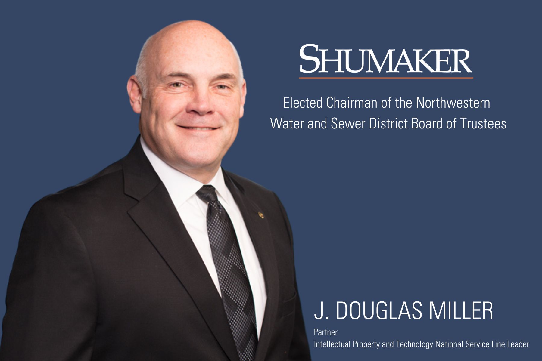 Doug Miller Continues Long-standing Commitment to Northwestern Water and Sewer District; Elected Board of Trustees Chairman