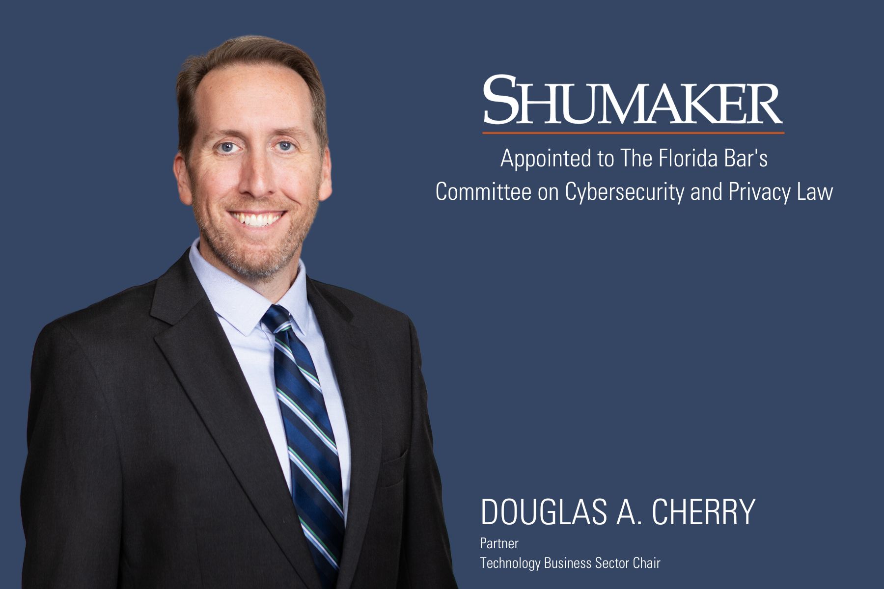 Douglas A. Cherry Appointed to The Florida Bar’s Committee on  Cybersecurity and Privacy Law 