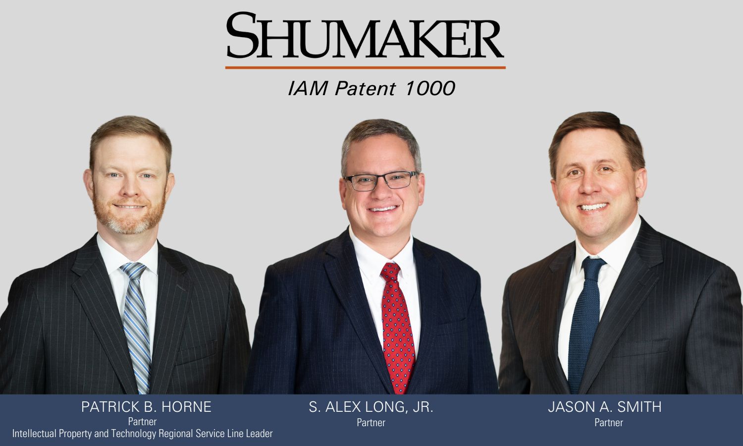 Shumaker and Three Lawyers Named to 2023 IAM Patent 1000