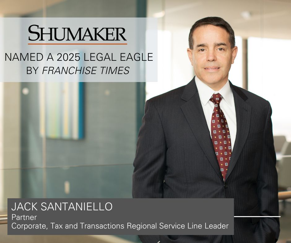 Jack Santaniello Recognized for his Outstanding Legal Service in Franchise Law