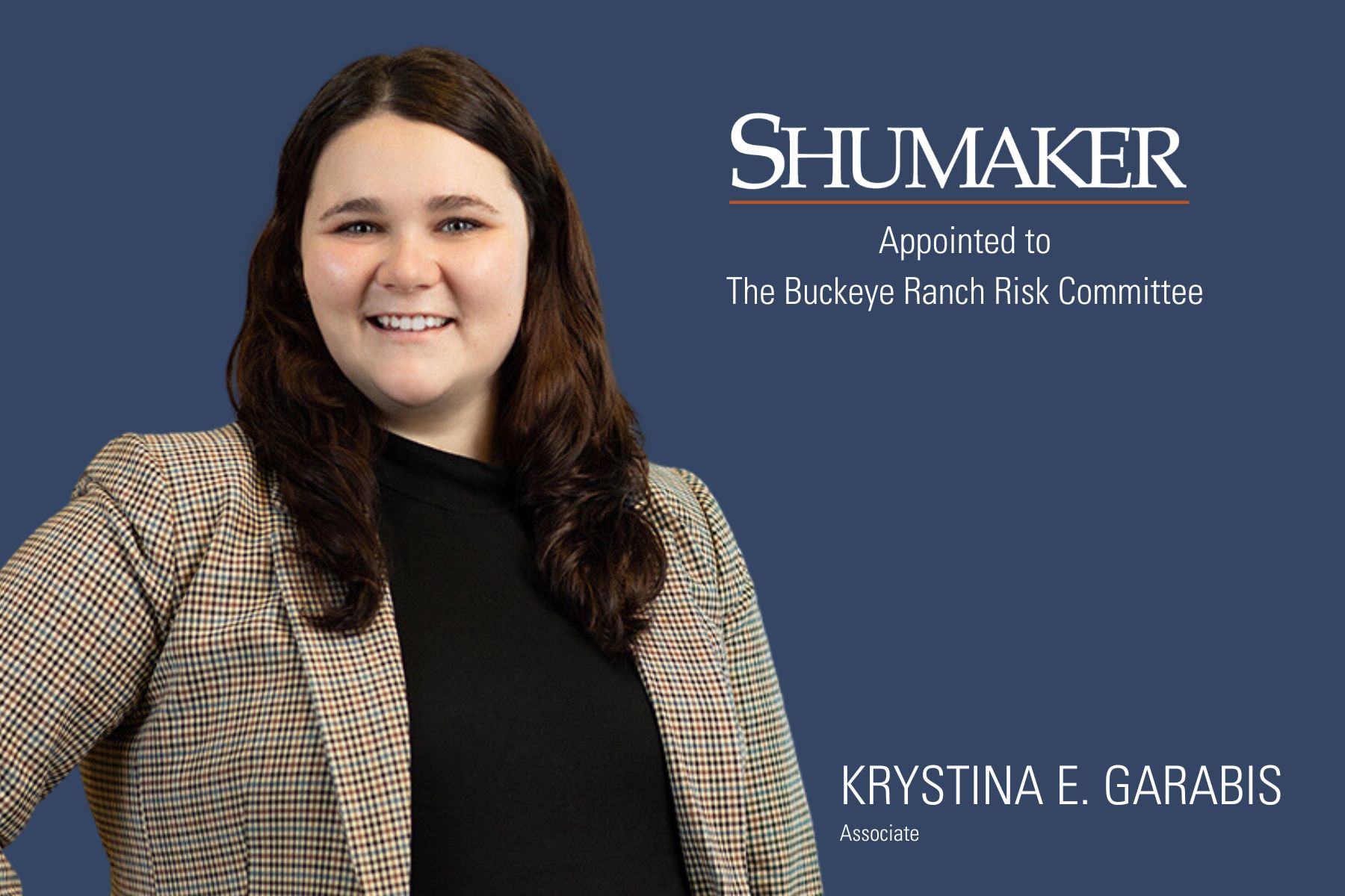 Krystina E. Garabis Appointed to The Buckeye Ranch Risk Committee