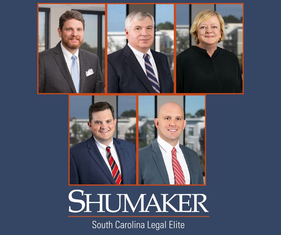 Five Shumaker Lawyers Recognized in South Carolina Legal Elite Lists