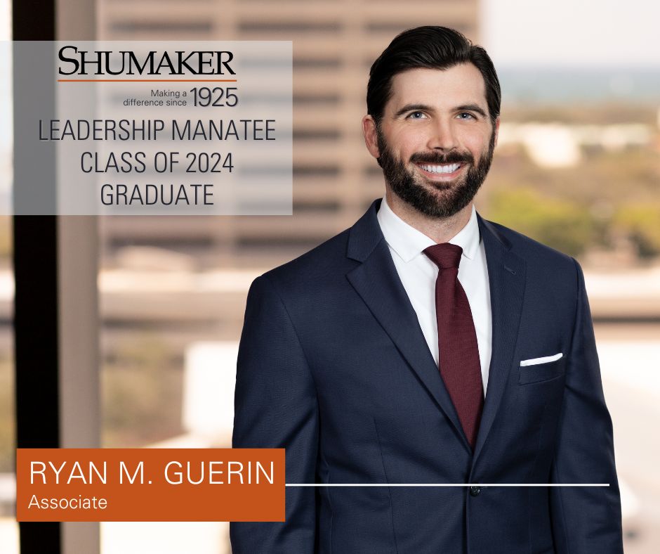 Ryan M. Guerin Deepens Commitment to Manatee County; Graduates from Leadership Manatee 