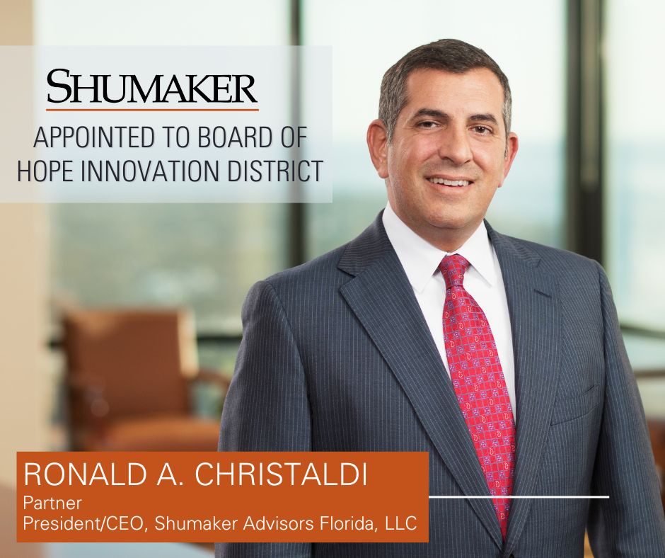 Ronald A. Christaldi Appointed to Board of Hope Innovation District