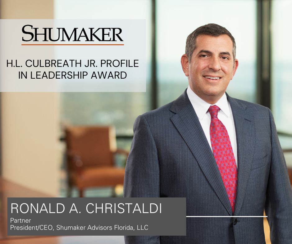 Ron Christaldi Honored with 2024 H.L. Culbreath Jr. Profile in Leadership Award
