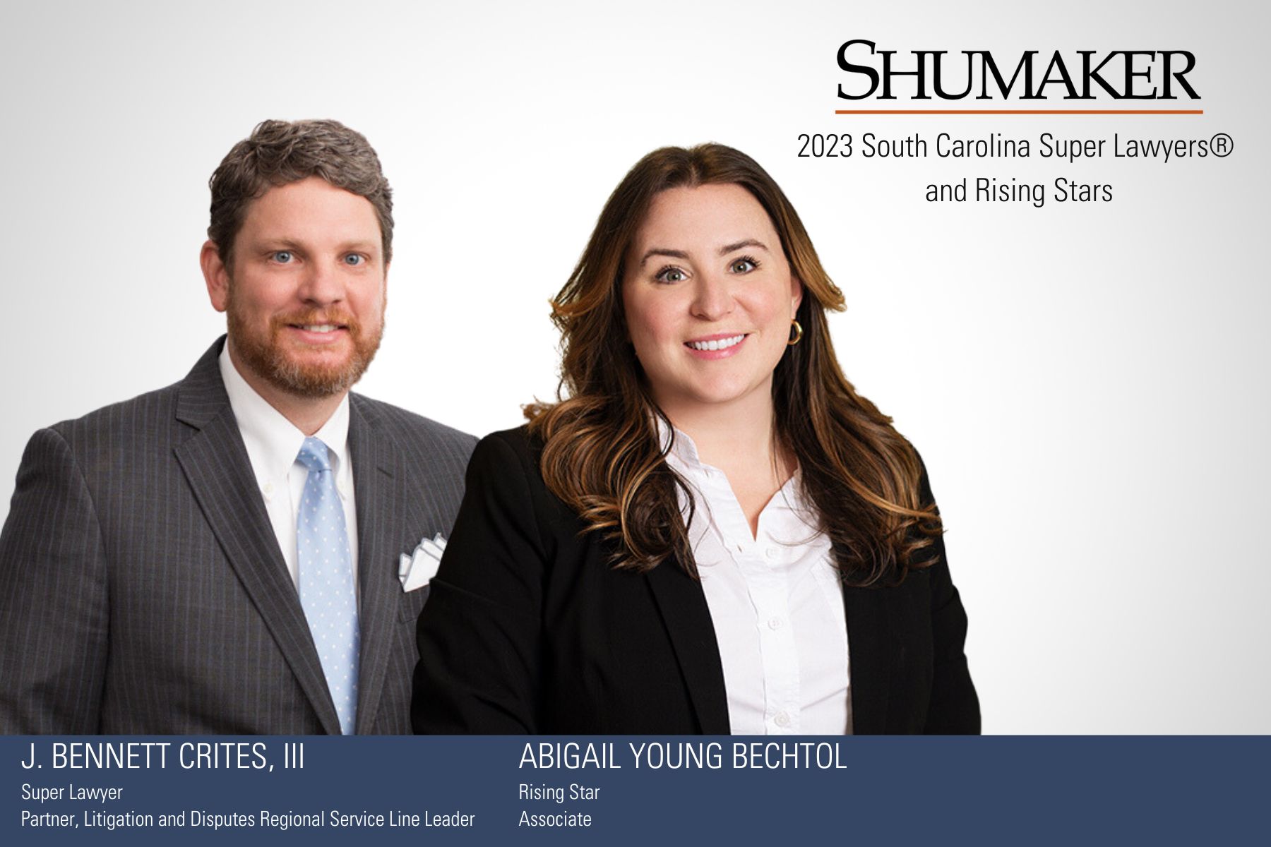 Shumaker Lawyers Recognized as 2023 South Carolina Super Lawyers® and Rising Stars