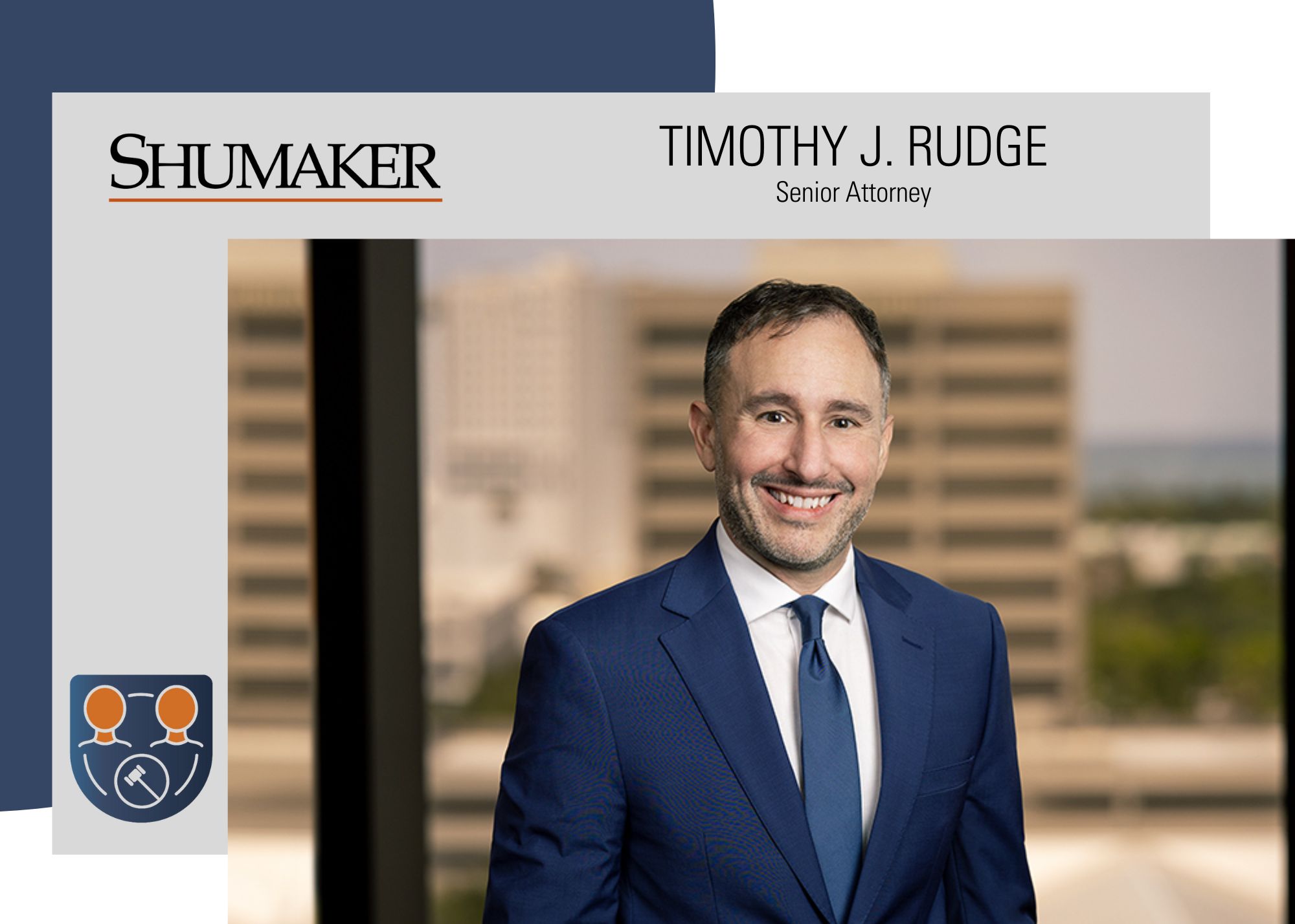 Shumaker Adds Litigator Timothy J. Rudge in Sarasota
