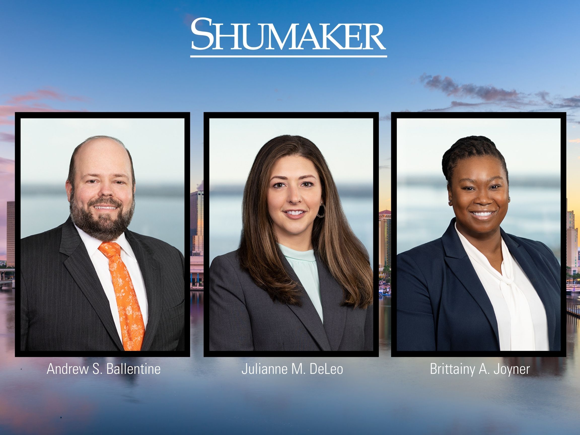 Shumaker's Tampa Office Starts the New Year Strong with Addition of Three New Attorneys