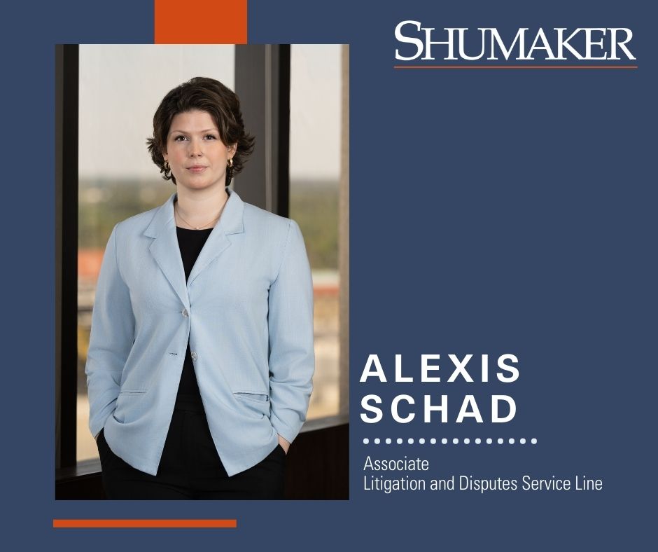 Shumaker Strengthens Financial Services Business Litigation Team with Addition of Alexis Schad
