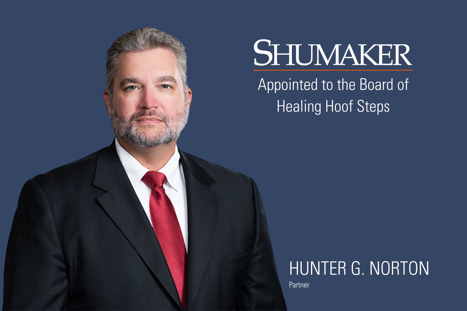 Hunter G. Norton Appointed to the Board of Healing Hoof Steps 